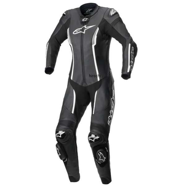 3180122 アルパインスターズ STELLA MISSILE V2 レザースーツ 黒/白 レディース 44サイズ