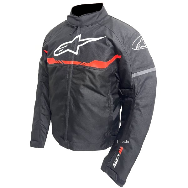 3206022 アルパインスターズ T-SP S ウォータープルーフ ジャケット ASIA 黒/蛍光赤 Lサイズ