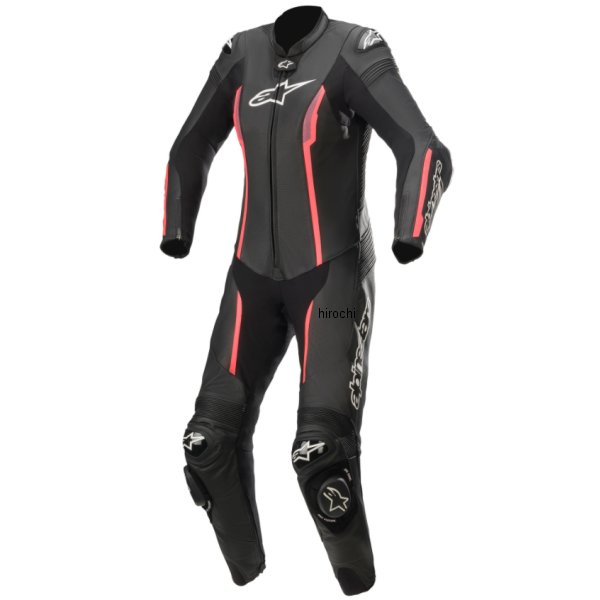 3180122 アルパインスターズ STELLA MISSILE V2 レザースーツ  黒/ピンク/スレート レディース 44サイズ