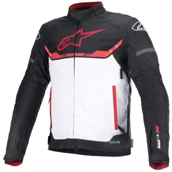 3206022 アルパインスターズ T-SP S ウォータープルーフ ジャケット ASIA 黒/白/ブライトレッド Sサイズ