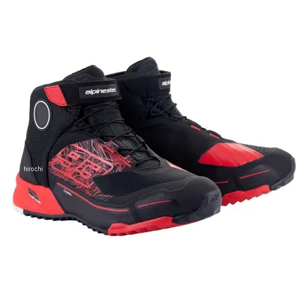 2611921 アルパインスターズ MM93 CR-X ドライスター ライディングシューズ 黒/ブライトレッド 9.5サイズ