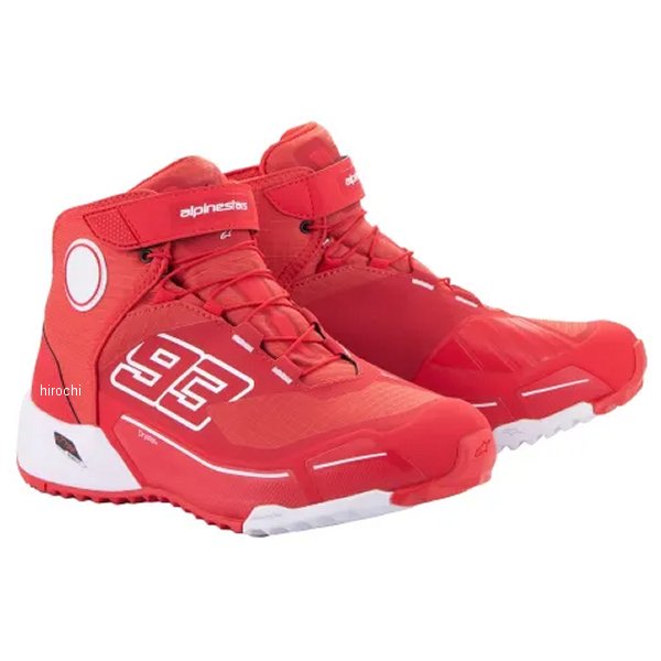 2611921 アルパインスターズ MM93 CR-X ドライスター ライディングシューズ ブライトレッド/白 10.5サイズ