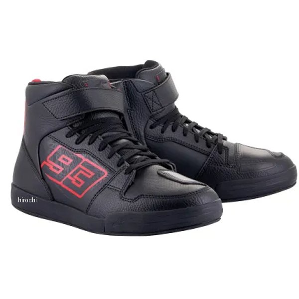 2512122 アルパインスターズ MM93 THUNDER ライディングシューズ ASIA 黒/ブライトレッド 9サイズ