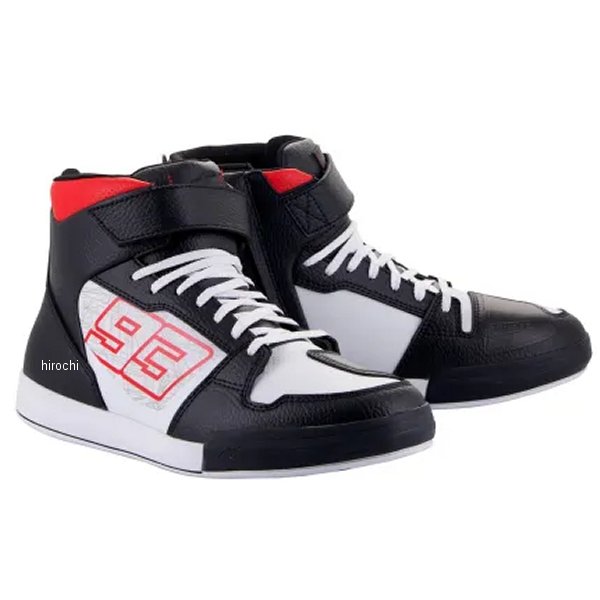 2512122 アルパインスターズ MM93 THUNDER ライディングシューズ ASIA 黒/白/ブライトレッド 10サイズ