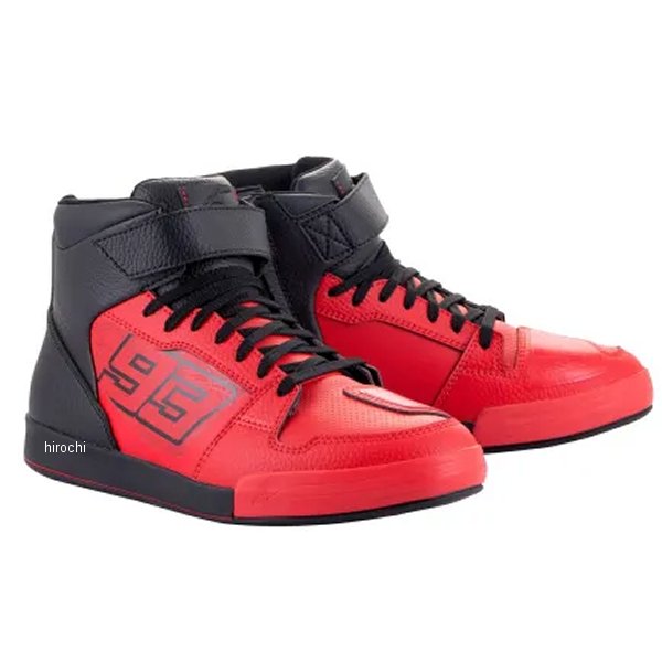 2512122 アルパインスターズ MM93 THUNDER ライディングシューズ ASIA ブライトレッド/黒 8.5サイズ