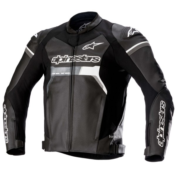 3100822 アルパインスターズ 春夏モデル GP FORCE レザージャケット 黒 48サイズ