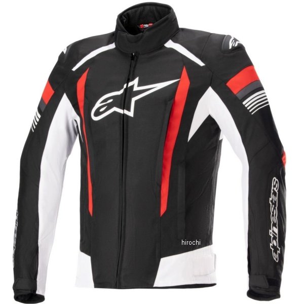 3205722 アルパインスターズ T-GP X ウォータープルーフ ジャケット ASIA 黒/白/ブライトレッド Mサイズ