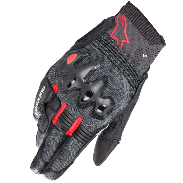 3567122 アルパインスターズ MORPH SPORT グローブ 黒/ブライトレッド 2XLサイズ