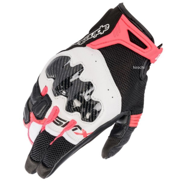 3597222 アルパインスターズ 春夏モデル STELLA SMX-R グローブ レディース 黒/白/ディーバピンク XSサイズ