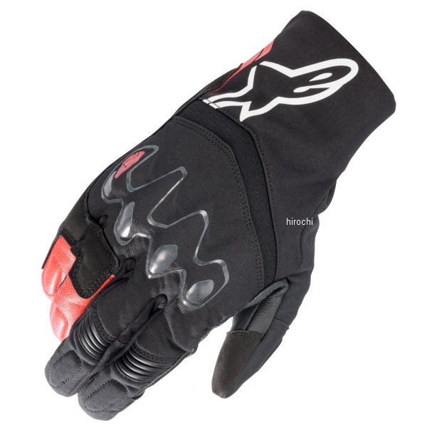 3522523 アルパインスターズ 春夏モデル グローブ HYDE XT DRYSTAR XF 黒/ブライトレッド XLサイズ