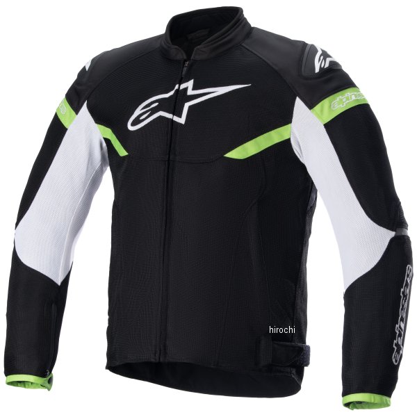 3304421 アルパインスターズ 春夏モデル AXIOM SUPERAIR ジャケット ASIA 黒/白/グリーンフロー Mサイズ