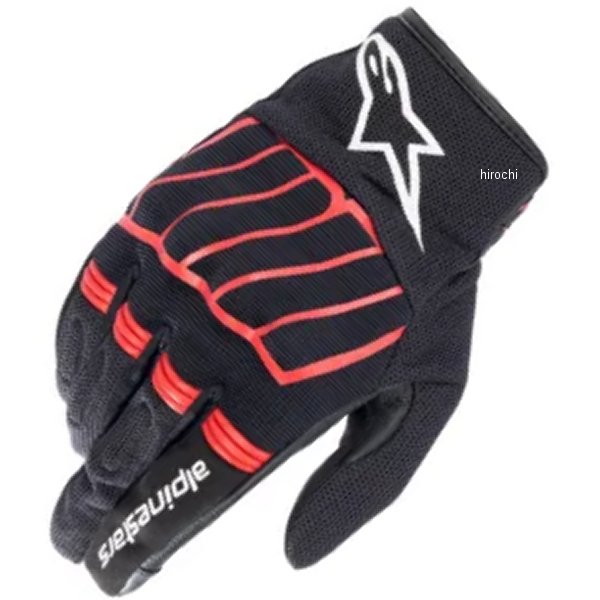 3574921 アルパインスターズ 春夏モデル MM93 LOSAIL ｖ2 グローブ 黒/レッドフロー XLサイズ