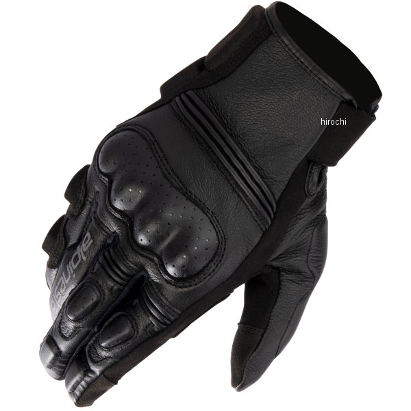 3591723 アルパインスターズ STELLA PHENOM レザー エアーグローブ 黒/黒 Lサイズ