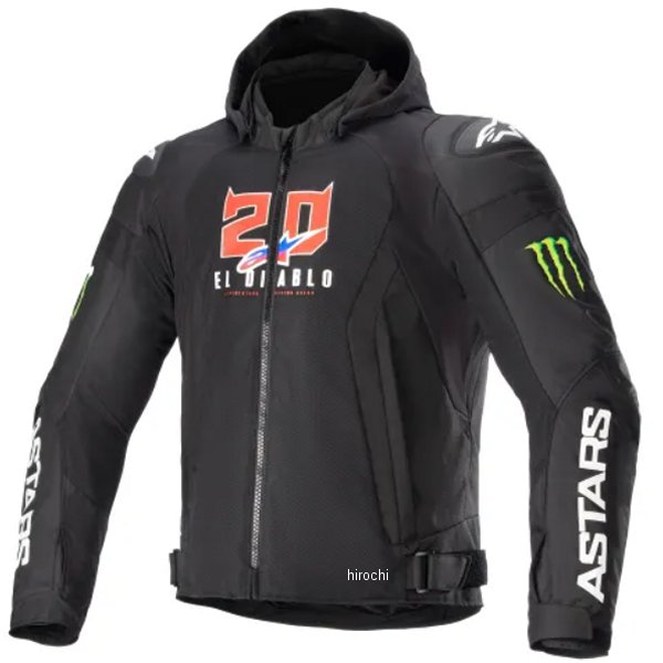 3307523 アルパインスターズ 春夏モデル FQ20 ZACA エアーモンスタージャケット 黒/白 2XLサイズ