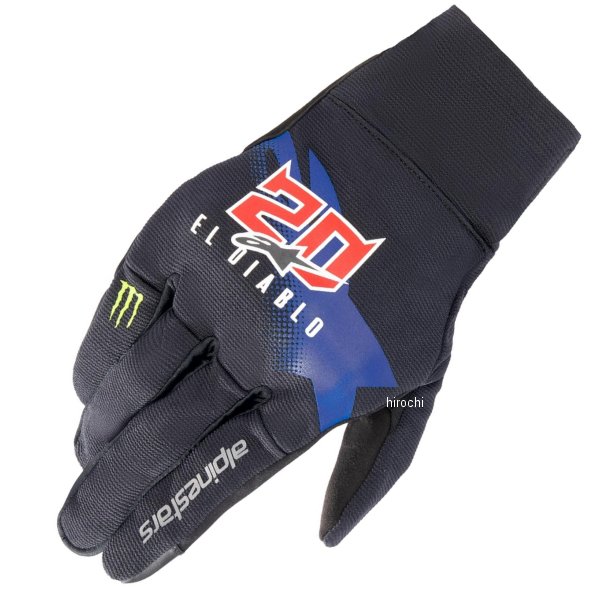 3568023 アルパインスターズ 春夏モデル FQ20 REEF MONSTER グローブ 黒/青/ブライトレッド/緑 Mサイズ