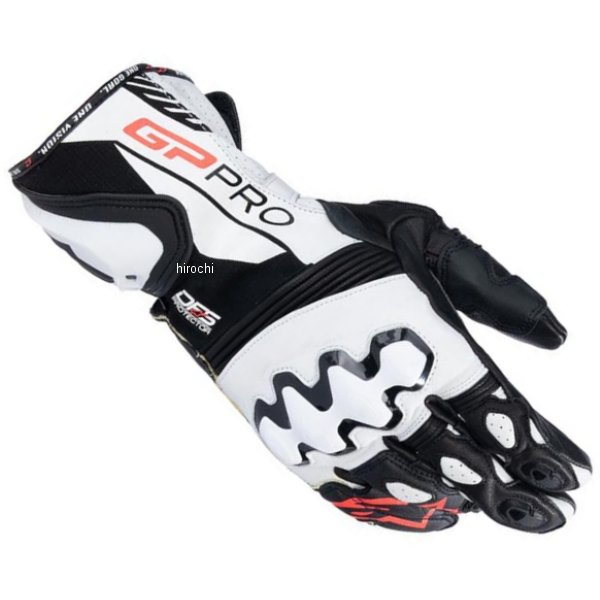8059347311548 アルパインスターズ 2025年秋冬モデル GP PRO R4 GLOVE 12 ブラック/ホワイト Lサイズ