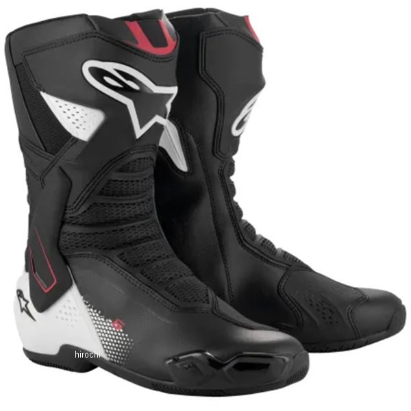 8059347391113 アルパインスターズ SMX-6 v3 ブーツ 1406 ブラック/ホワイト/レッドグラフィック サイズ:43(27.5cm)