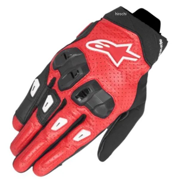 3560625 アルパインスターズ 春夏モデル グローブ SP X 7 GLOVE 1342 黒/ブライトレッド/白 Lサイズ