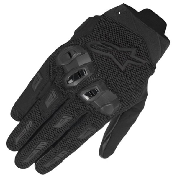 3560725 アルパインスターズ 春夏モデル グローブ SP X 5 AIR GLOVE 黒/黒 Mサイズ