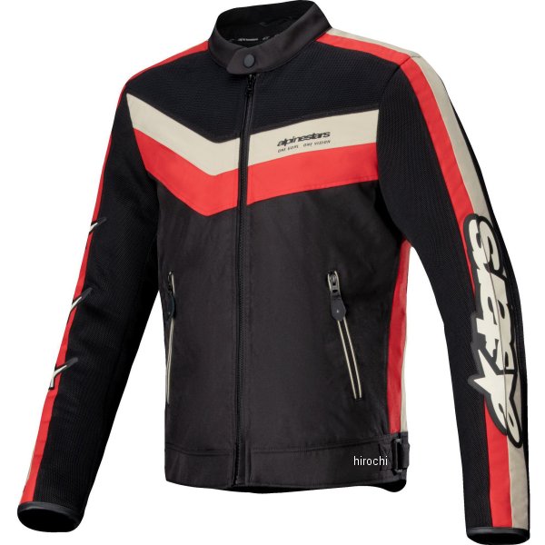 8059347539881 アルパインスターズ 春夏モデル ジャケット T-DYNO AIR JACKET 1486 BLACK BRIGHT RED ECRU Lサイズ