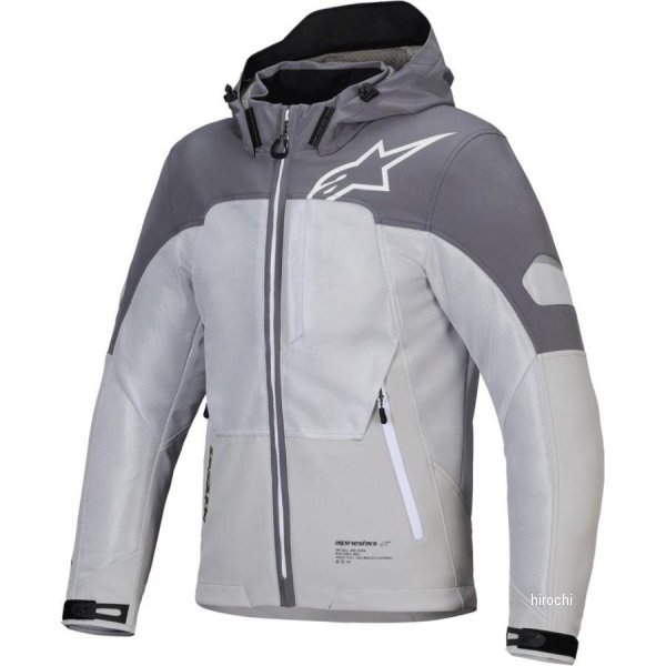 8059347568065 アルパインスターズ CREW PARKA AIR ASIA ダークグレー/アイスグレー/ライトグレー Mサイズ