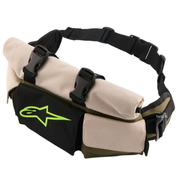 8059347569260 アルパインスターズ 2025年秋冬モデル KANGA-2 WP ウエストバッグ 8153 PALE BROWN MILITARY GREEN O/Sサイズ