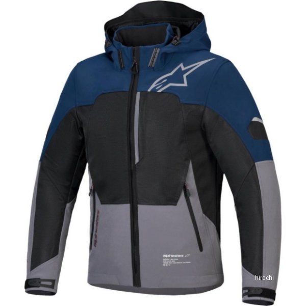 8059347599892 アルパインスターズ CREW PARKA AIR ASIA ダーク ブルー/ダーク グレー Sサイズ