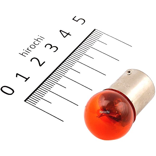 806-0000112 キタコ ウインカー用口金球 ウインカーバルブ G18 アンバー 12V23W (1個売り)