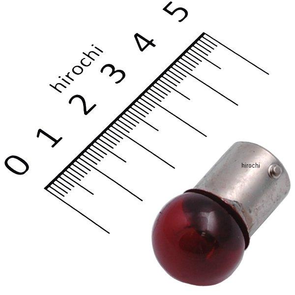806-0000130 キタコ テールランプ用口金球 テールバルブ G18 赤色 12V5W (1個売り)