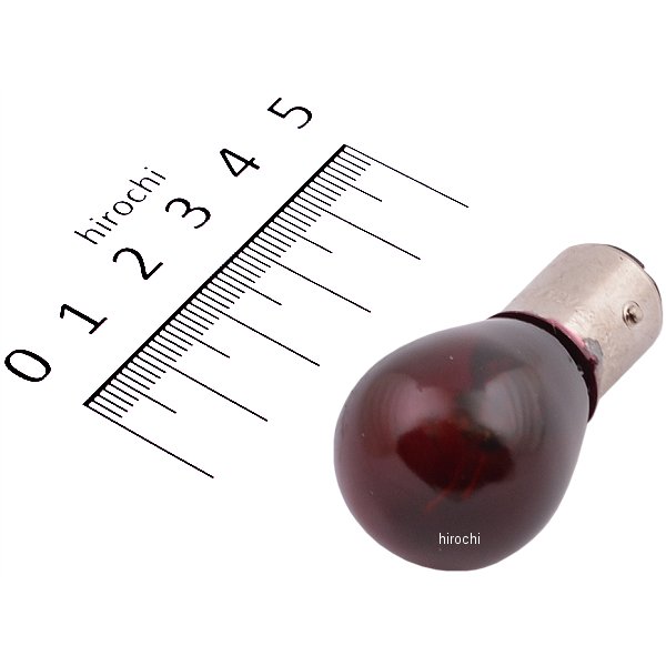 806-0000200 キタコ テールランプ用口金球 テールバルブ S25 赤色 12V23/8W (ダブル球)1個売り