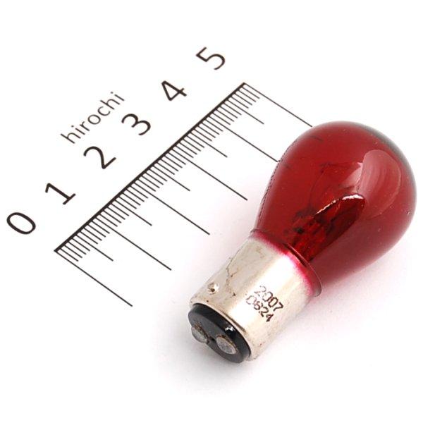 806-0000201 キタコ テールランプ用口金球 テールバルブ S25 赤色 12V18/5W (ダブル球)1個売り