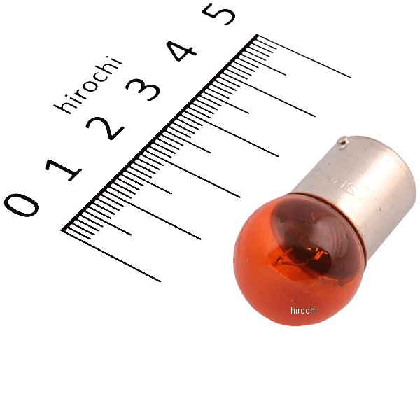 806-0100110 キタコ ウインカー用口金球 ウインカーバルブ G18 アンバー 6V10W (1個売り)