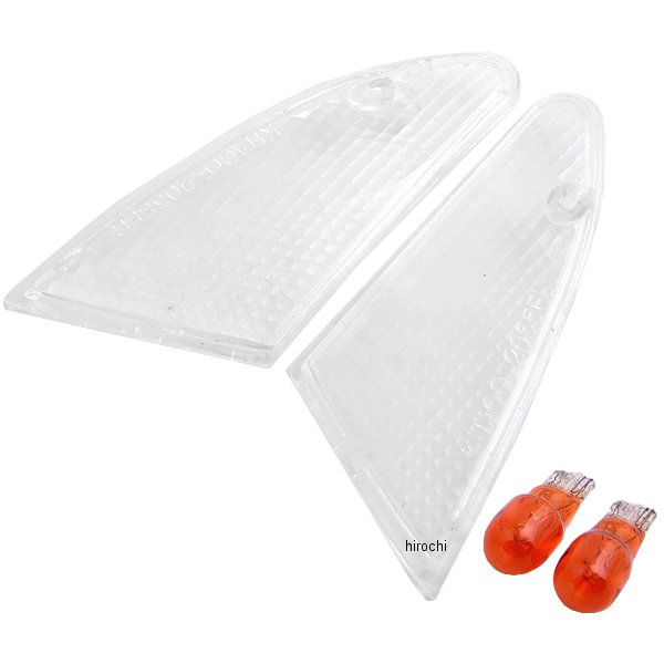 807-2055000 キタコ クリアーウインカーレンズセット LET'S/F