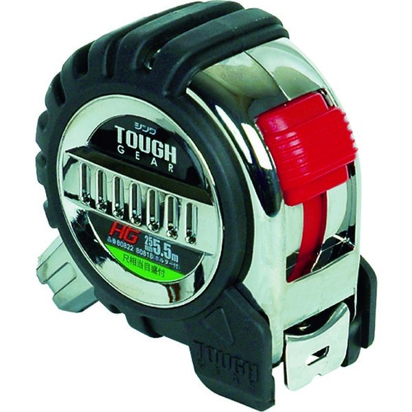 80822 397-9563 シンワ測定(株) シンワ コンベックス タフギア HG 幅25mm 長さ5.5m 尺相当