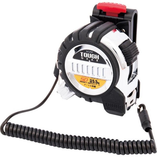 80870 444-3110 シンワ測定(株) シンワ コンベックス タフギアSD 25-5.5m ホルダー付