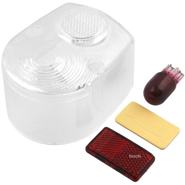 809-1087000 キタコ テールレンズセット クリア ・スーパーカブ50/リトルカブ50