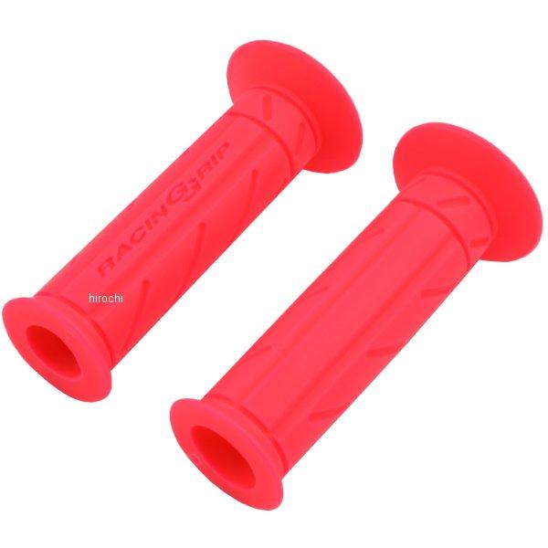 811353 ポッシュ POSH レーシンググリップ 貫通タイプ φ22.2mm用 左右セット ピンク
