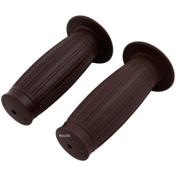 811377 ポッシュ POSH ミニタルグリップ スタンダード 非貫通タイプ φ22.2mm用 左右セット 茶