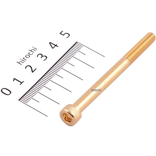 811640-070 ポッシュ POSH ステンレスキャップボルト 24Kメッキ M6x70 1個入り