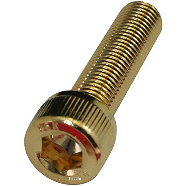 811660-040 ポッシュ POSH ステンレスキャップボルト 24Kメッキ M10X40 1本入り