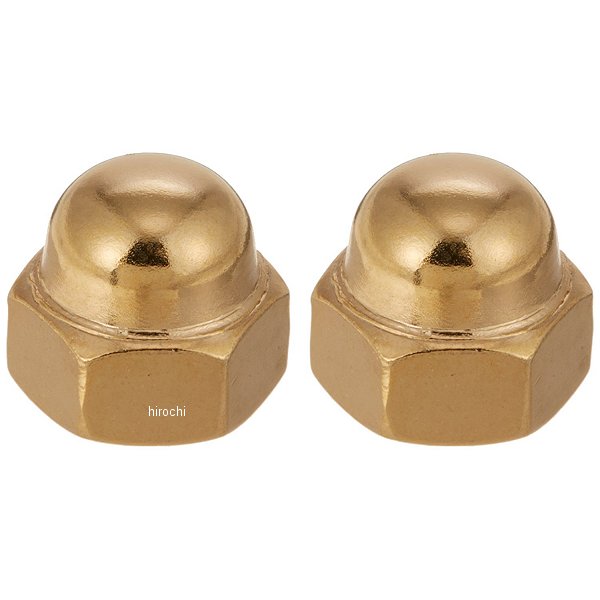 811680-06 ポッシュ POSH ステンレス袋ナット 汎用 M6 P1.00 24Kメッキ 2個入り