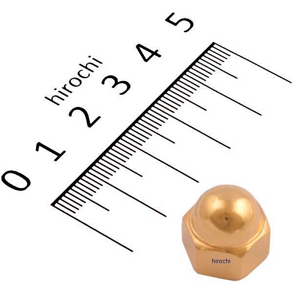 811680-10 ポッシュ POSH SUS304 袋ナット M10 P1.25 24Kメッキ 1個入り