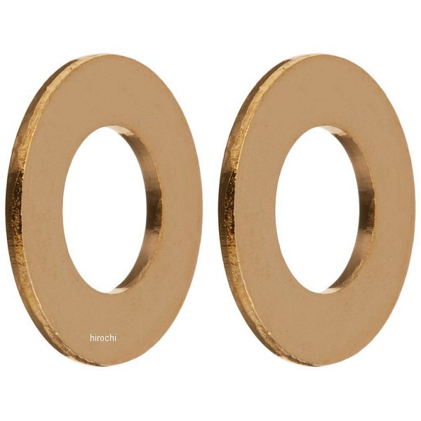 811690-06 ポッシュ POSH 平ワッシャー 汎用 24Kメッキ ステンレス M6 ゴールド 2個入り