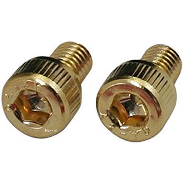 811710-008 ポッシュ POSH ステンレスキャップボルト 24Kメッキ M5X8 2本入り