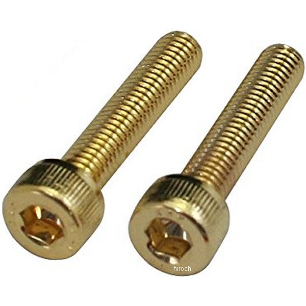 811710-025 ポッシュ POSH ステンレスキャップボルト 24Kメッキ M5X25 2本入り