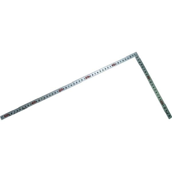 10044 816-3804 シンワ測定(株) シンワ 曲尺平ぴた シルバー50cm裏面1尺5寸併用目盛
