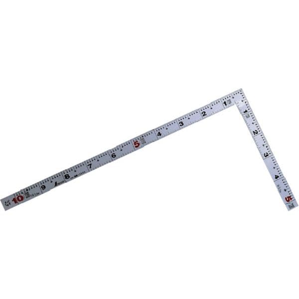 10048 816-3808 シンワ測定(株) シンワ 曲尺平ぴた シルバー1尺裏面30cm併用目盛