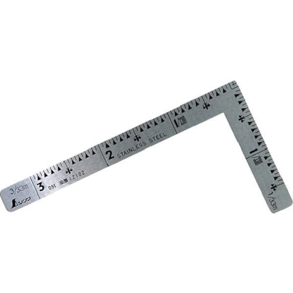 12102 816-3837 シンワ測定(株) シンワ 小型曲尺 三寸法師 寸目盛