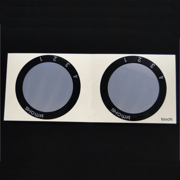 8169 ビーアールシー BRC リアショックコーションステッカー メッキカバー上部用 82年 Z400FX(E4)