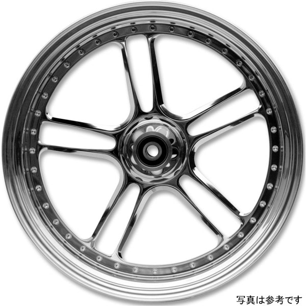 82-75-090-080DF サンダーバイク ホイール フロント Vegas Cutted 3.50x18インチ